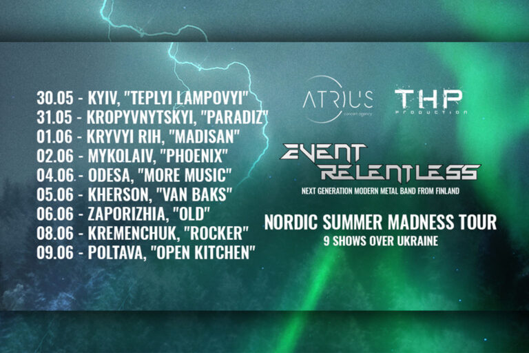 Event Relentless - Nordic Summer Madness tour 2019 header